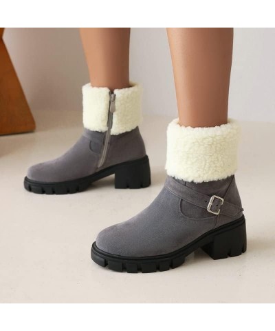 2022 Women's Autumn Winter Snow Women's Boots Waterproof Boots Comfortable Anti Slip Outdoor Boots Warm Furry Ankle Boots Ant...