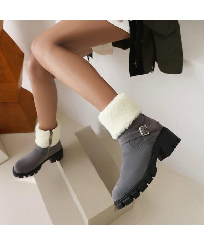 2022 Women's Autumn Winter Snow Women's Boots Waterproof Boots Comfortable Anti Slip Outdoor Boots Warm Furry Ankle Boots Ant...