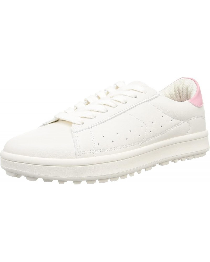 Golf Shoes, Casual Spikeless Shoes Ivory/Pink $28.03 Athletic Shoes