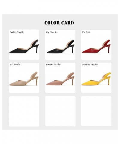 Women Pumps Heels 6CM Size US5.5-11 Pu Nude $24.74 Pumps