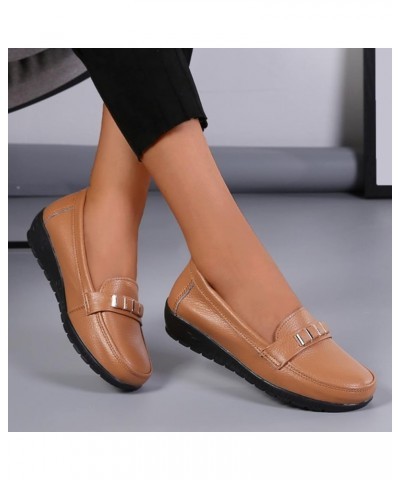 Fashion Womens Breathable Lace Up Shoes Flats Casual Shoes Casual Sandals for Women with Heel (Wine, 8.5) Brown 6.5 $18.53 Sa...