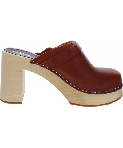 Women's Husband Sky High Clogs Cognac $88.64 Sandals