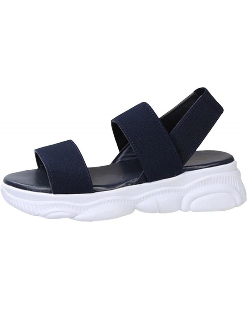 Platform Wedge Flip Flops For Women Sandals Summer Sandals For Women Red Women Sandals Women Fashion Bling Co I-black $18.07 ...