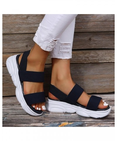 Platform Wedge Flip Flops For Women Sandals Summer Sandals For Women Red Women Sandals Women Fashion Bling Co I-black $18.07 ...