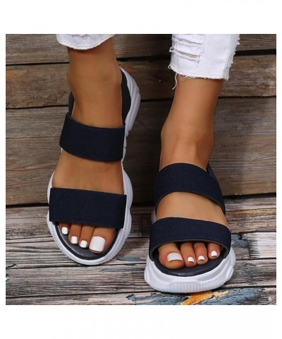 Platform Wedge Flip Flops For Women Sandals Summer Sandals For Women Red Women Sandals Women Fashion Bling Co I-black $18.07 ...