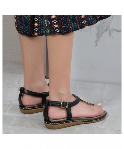 Women Platform Sandals Flops Wedges Buckle Fashion Sandals Sandals Summer Shoes Women's Strap Shoes Flip for Women Women's Sa...