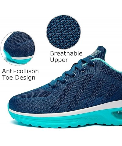 Womens Air Running Shoes Womens Walking Shoes Lightweight Women Sneakers Air Cushion Tennis Shoes for Gym Workout Sports Teal...