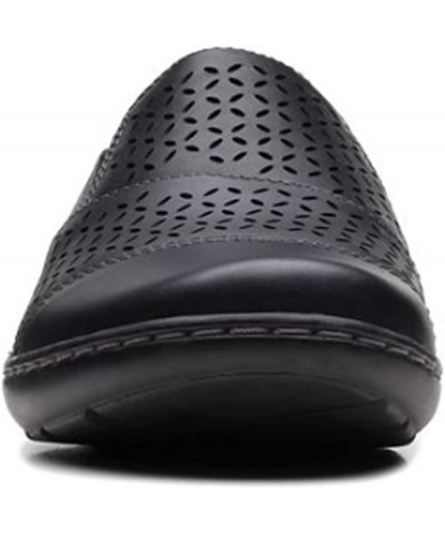 Womens Cora Drift Black Leather $30.88 Loafers & Slip-Ons