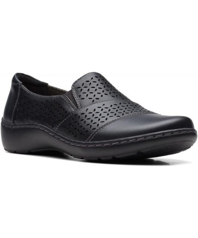 Womens Cora Drift Black Leather $30.88 Loafers & Slip-Ons