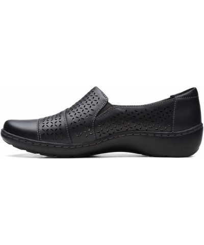 Womens Cora Drift Black Leather $30.88 Loafers & Slip-Ons