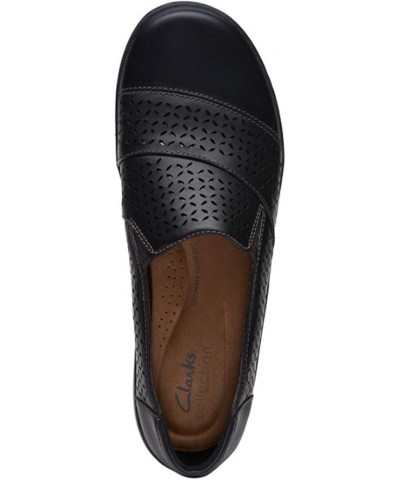 Womens Cora Drift Black Leather $30.88 Loafers & Slip-Ons