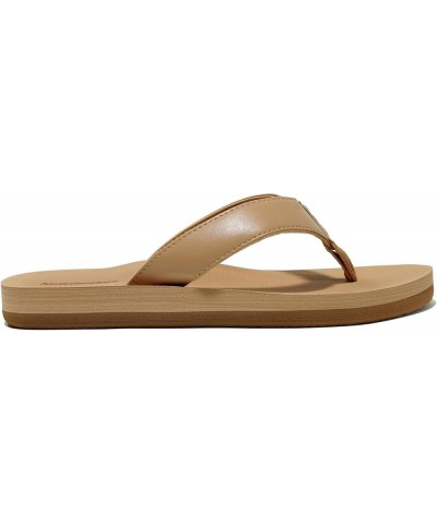 OTIEMU- Flip Flop-158 Women Sandals Summer Women Sandals Women Flip Flops Tan $11.33 Sandals