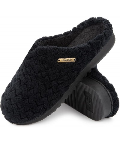 Women's Slip-On House Slippers Comfy Memory Foam Bedroom Shoes Black $16.23 Slippers