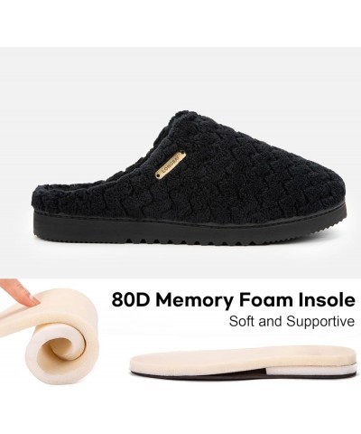 Women's Slip-On House Slippers Comfy Memory Foam Bedroom Shoes Black $16.23 Slippers