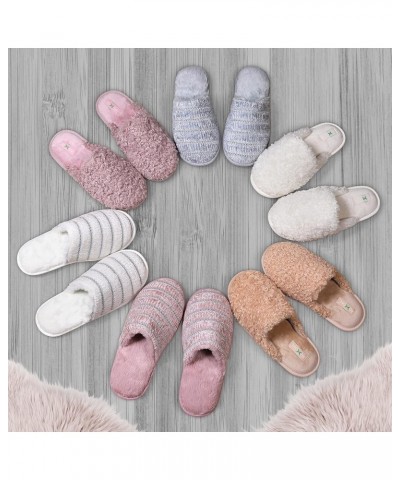 Women Slipper Cozy Memory Foam, Indoor Outdoor Rubber Sole Grey-silver $12.20 Slippers