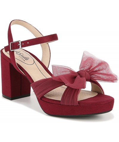 Women's, Last Dance Sandal Pinot Noir Red Fabric $33.54 Sandals