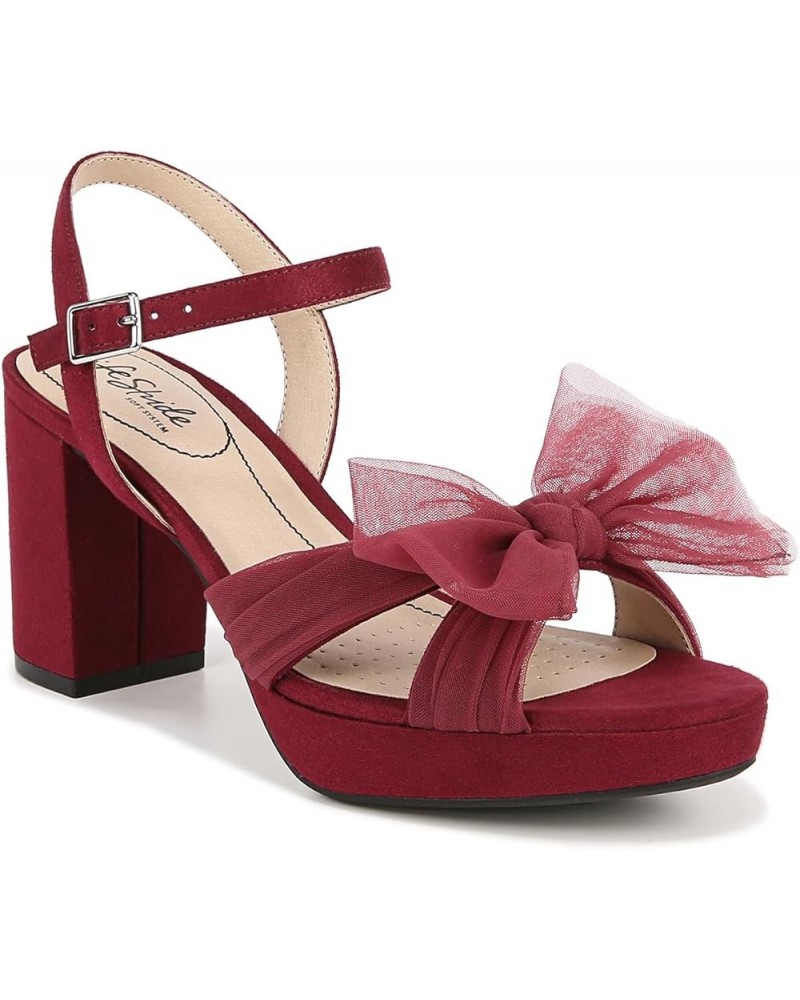 Women's, Last Dance Sandal Pinot Noir Red Fabric $33.54 Sandals