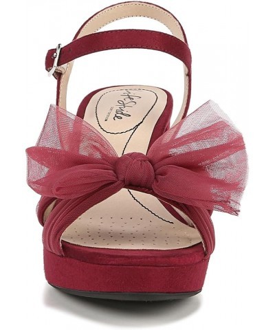 Women's, Last Dance Sandal Pinot Noir Red Fabric $33.54 Sandals