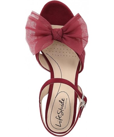 Women's, Last Dance Sandal Pinot Noir Red Fabric $33.54 Sandals