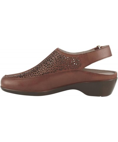 Womens Dawn Casual Slingback Shoes Brown $37.90 Mules & Clogs