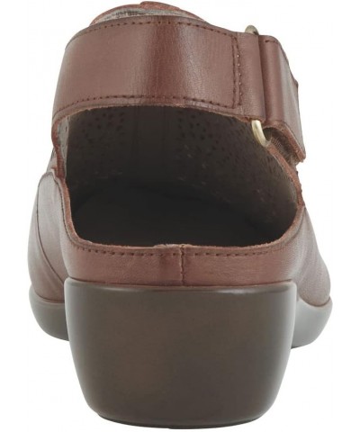 Womens Dawn Casual Slingback Shoes Brown $37.90 Mules & Clogs