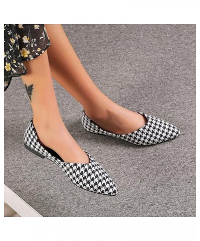 Women's Loafers, Flats Shoes Women Comfortable Memory Foam Women's Flats Square Toe Casual Flats Halloween White $13.43 Fashi...