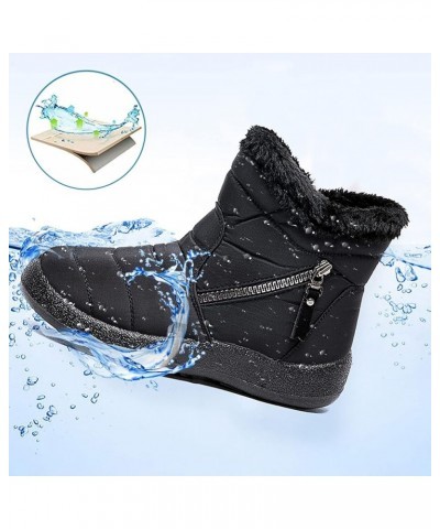 Slip on Winter Boots for Women Suede Womens Winter Boots Size 12 Wide Calf Snow Boots Women Outdoor Boots Women Winter Boot f...