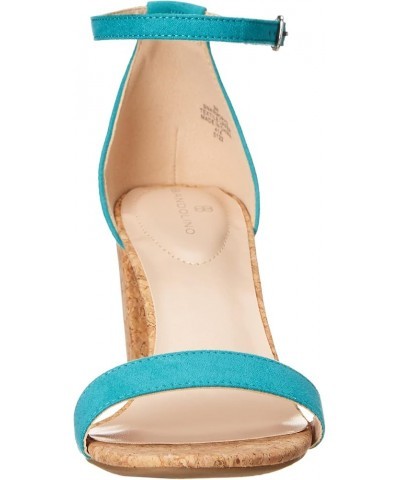 Women's Armory Heeled Sandal Capri Blue Suede $15.58 Sandals