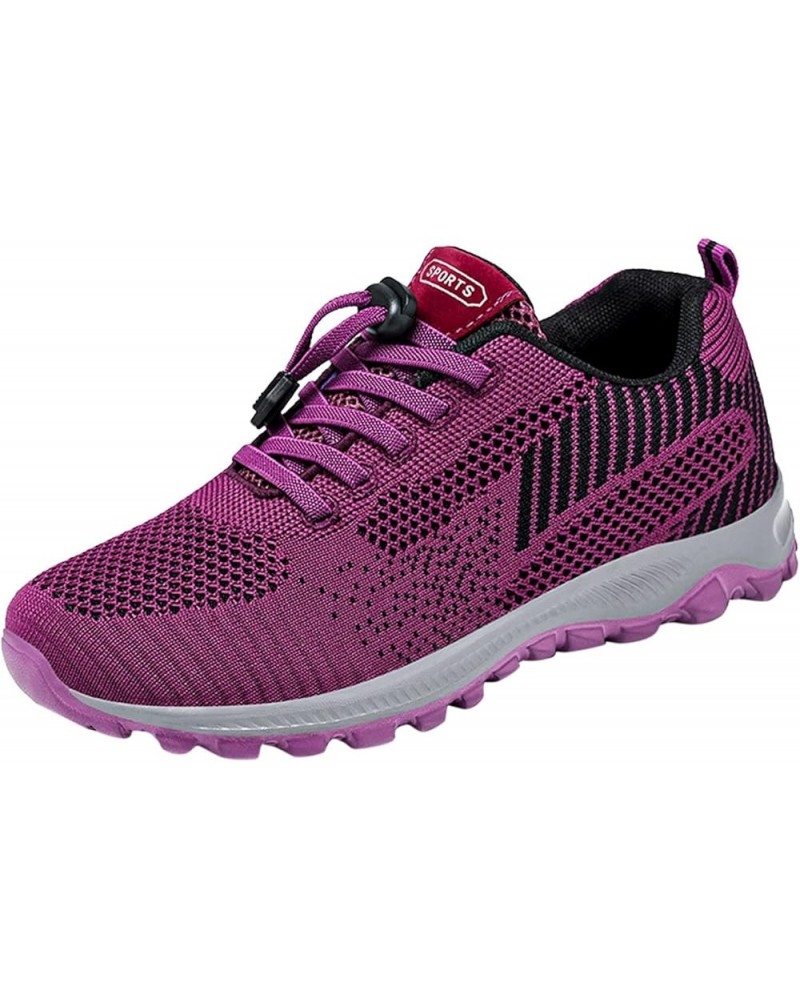 Women's Walking Lightweight Tennis Fashion Sneakers Sports Workout Gym Shoes for Running - Girls Sneakers Purple-3 $18.64 Ath...