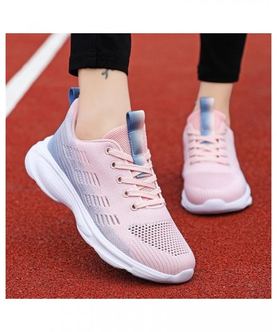 Outdoor Sports Climbing Hiking Shoes Waterproof Breathable Trekking Sneakers for Women Men Z 13-pink $14.24 Outdoor Shoes