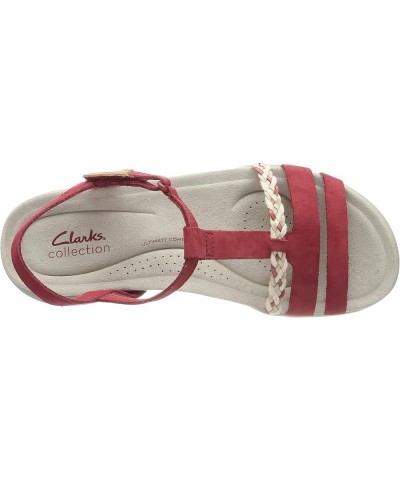 Women's Sports Sandal Red Nubuck $56.76 Outdoor Shoes