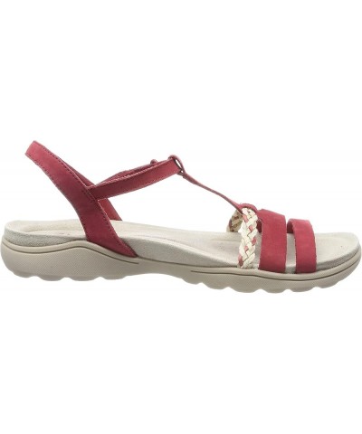 Women's Sports Sandal Red Nubuck $56.76 Outdoor Shoes