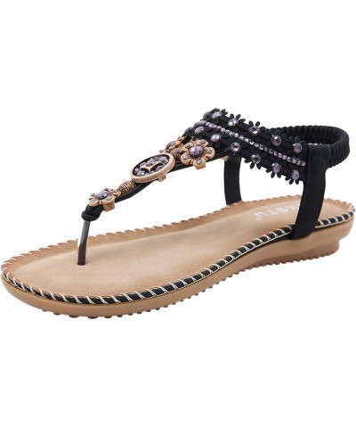 Women Platform Sandals Slippers Lace-Up Heels Open Toe Strappy Sandals Pump Sandals Lightweight Sandals Shoes Black $15.36 Sa...