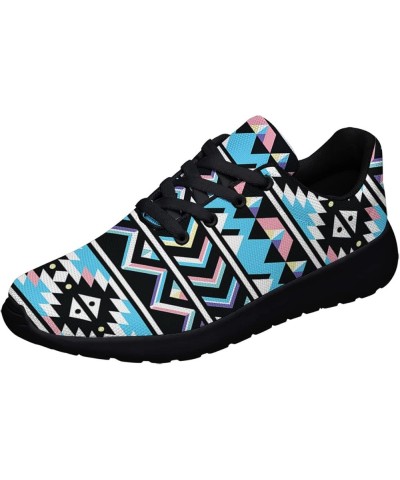 African Shoes for Men Women Running Sneakers Tribal Print Comfort Lightweight Walking Tennis Shoes Aztec Tribal Black 26 $35....