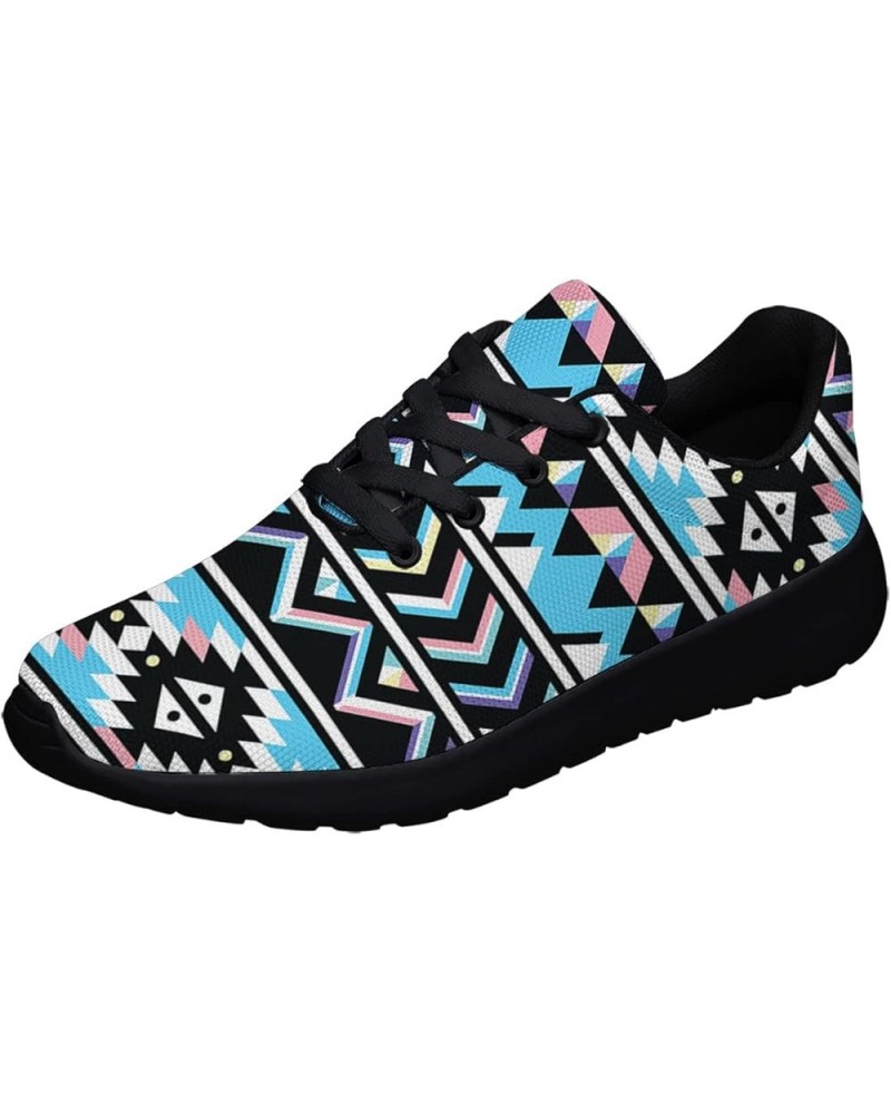 African Shoes for Men Women Running Sneakers Tribal Print Comfort Lightweight Walking Tennis Shoes Aztec Tribal Black 26 $35....