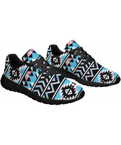 African Shoes for Men Women Running Sneakers Tribal Print Comfort Lightweight Walking Tennis Shoes Aztec Tribal Black 26 $35....