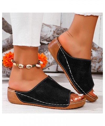 Platform Wedge Sandals for Women,Espadrille Sandals for Women Summer Dressy 2024 Open Toe Wedge Heels Sandals Casual Walking ...