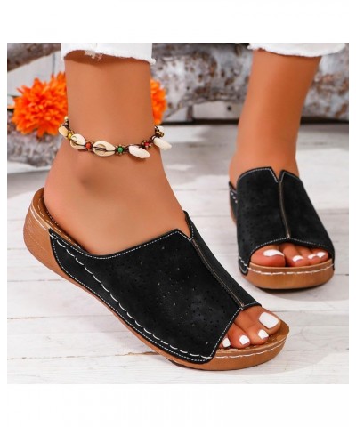 Platform Wedge Sandals for Women,Espadrille Sandals for Women Summer Dressy 2024 Open Toe Wedge Heels Sandals Casual Walking ...