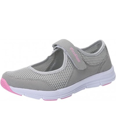 Low Wedge Sandals For Women Casual Summer Fashion Summer Slip On Fitness Running Sports Shoes Wide Women'S Sandals Grey $9.89...