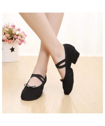 Heels for Women Buckle Ankle Strap Low Heels Block Wedge Sandal Flip-Flop Open Toe Outdoor Beach Sandals 89-hyems-black-i $10...