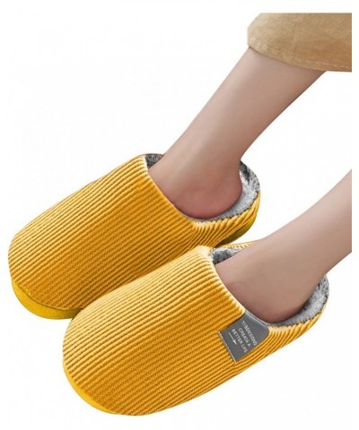 Leather House Slippers for Men Indoor Outdoor Winter Indoor Outdoor Slippers Soft Sole Slippers for Ladies Plush Sneaker Slip...