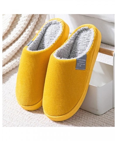 Leather House Slippers for Men Indoor Outdoor Winter Indoor Outdoor Slippers Soft Sole Slippers for Ladies Plush Sneaker Slip...