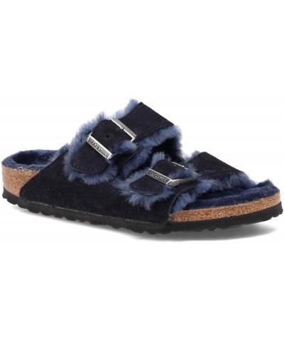 Women's Arizona Shearling Sandals Midnight/Midnight $43.42 Sandals