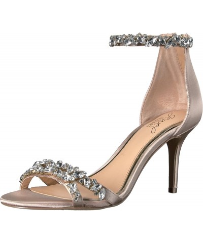 Caroline Embellished Strap Evening Shoe Champagne $40.56 Sandals