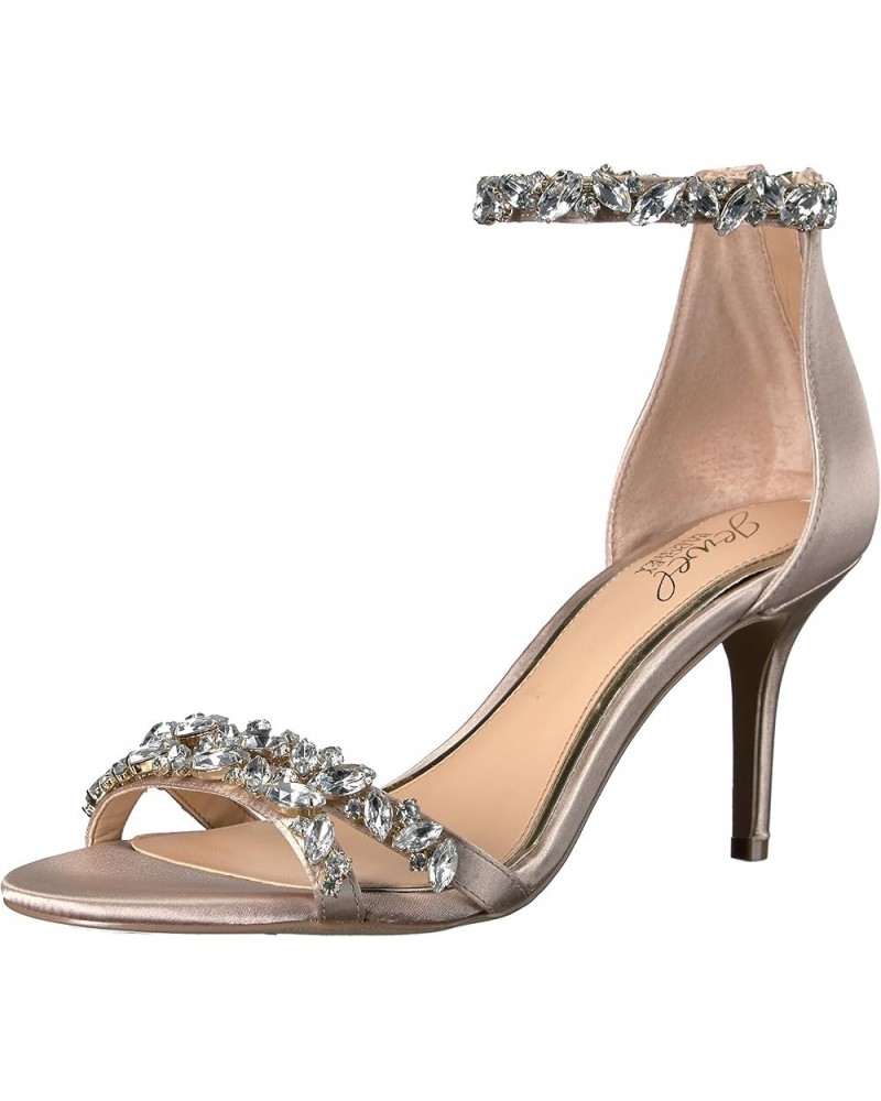 Caroline Embellished Strap Evening Shoe Champagne $40.56 Sandals