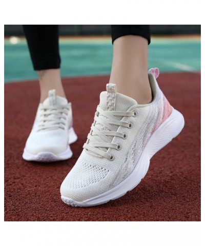 slip on tennis shoes women Women Suede Breathable Solid Color Flat Round Toe Comfortable Lace Up Casual Single Shoes Z 13-pur...