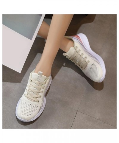 slip on tennis shoes women Women Suede Breathable Solid Color Flat Round Toe Comfortable Lace Up Casual Single Shoes Z 13-pur...