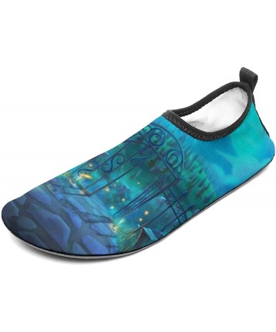 Peaceful Night Water Shoes Barefoot Aqua Pool Socks for Beach Swim Walking 5/6women Peaceful Night $17.97 Athletic Shoes