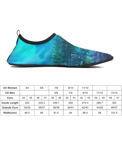 Peaceful Night Water Shoes Barefoot Aqua Pool Socks for Beach Swim Walking 5/6women Peaceful Night $17.97 Athletic Shoes