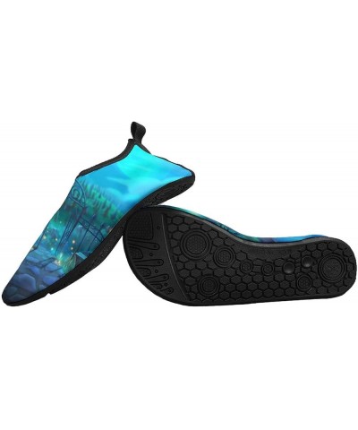 Peaceful Night Water Shoes Barefoot Aqua Pool Socks for Beach Swim Walking 5/6women Peaceful Night $17.97 Athletic Shoes